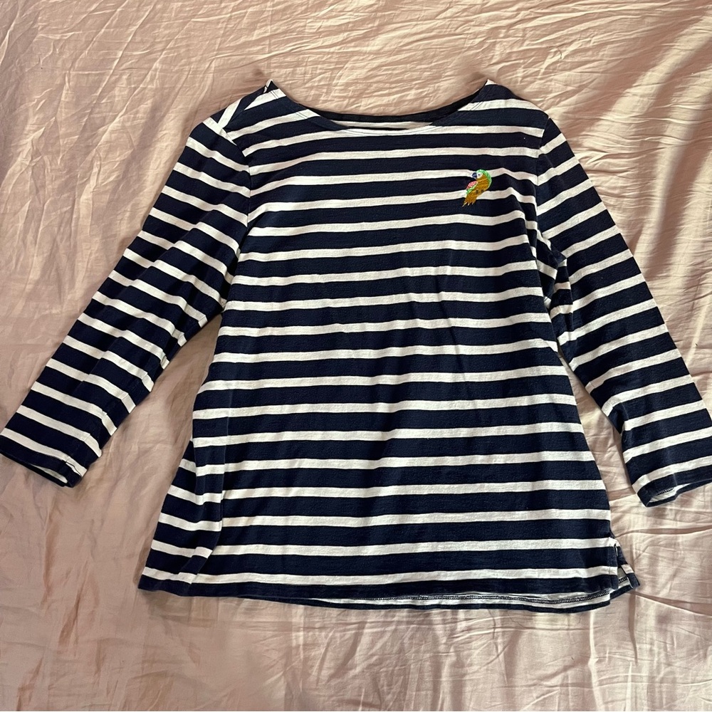 Cute Parrot Old Navy Striped Shirt Size XL